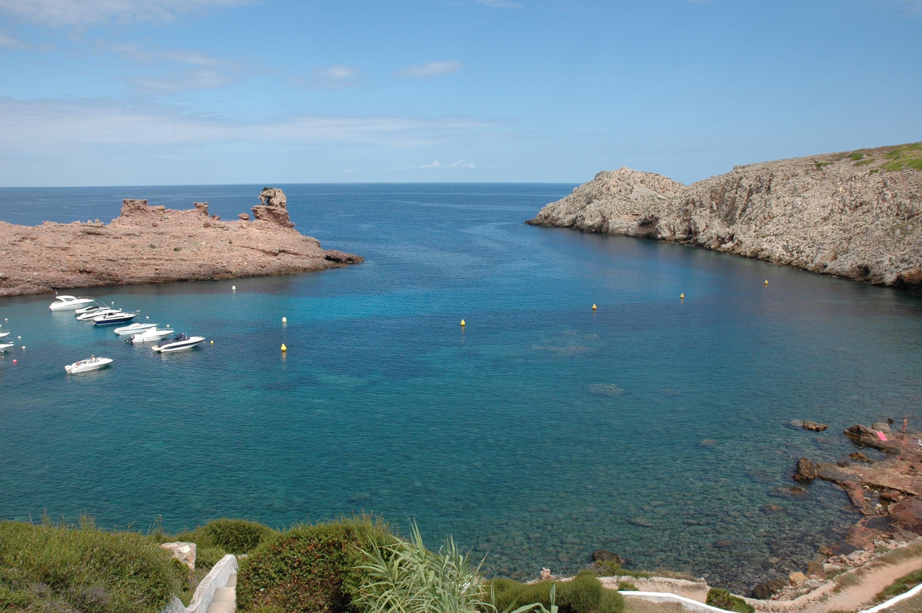 Apartamentos Sa Cala Cala Morell Esterno foto