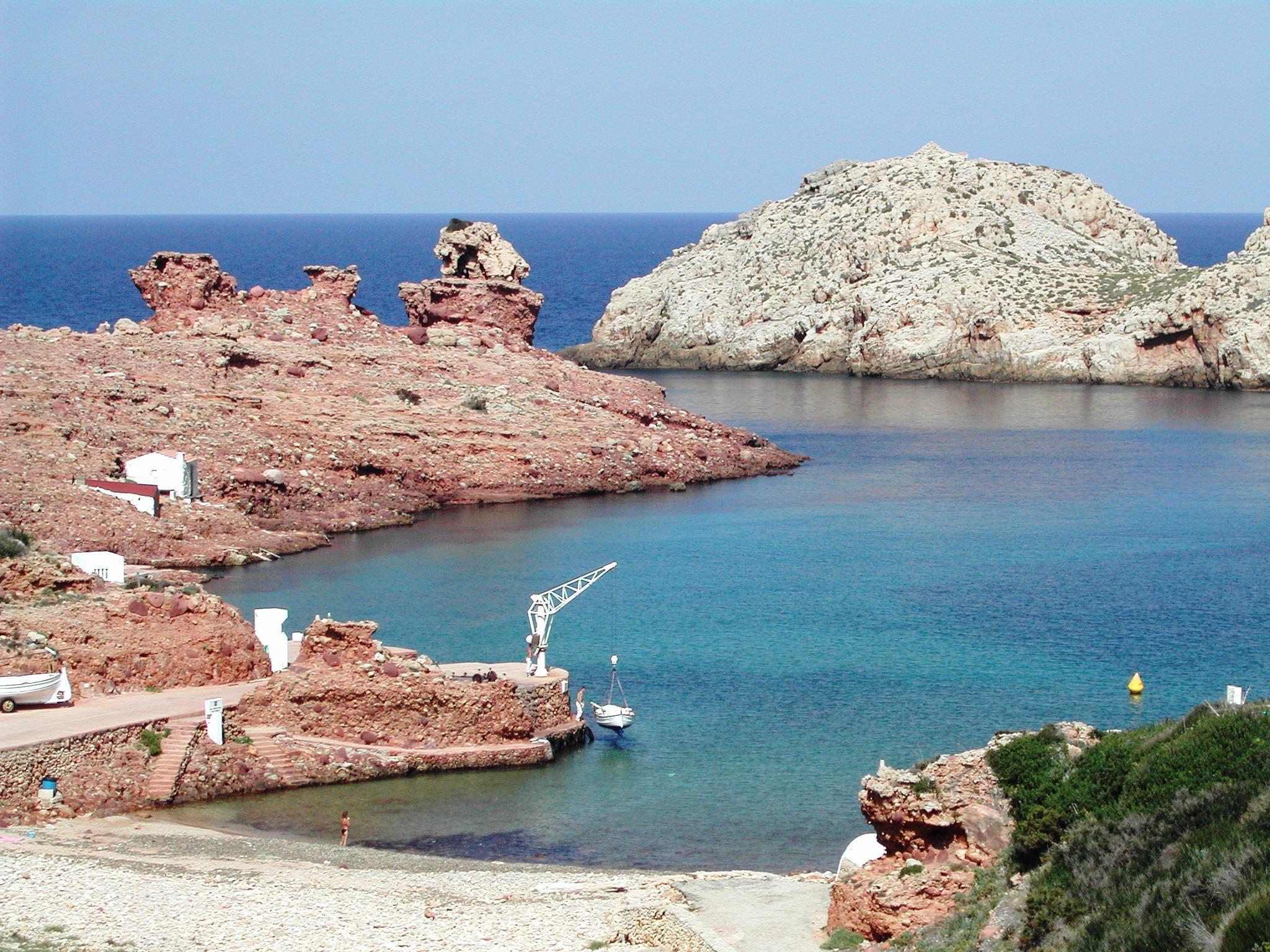 Apartamentos Sa Cala Cala Morell Esterno foto